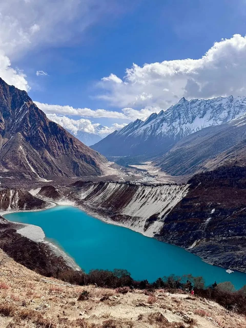 The Annapurna Conservation Area above Manang, where an ACAP permit costs NPR 3,000 per person